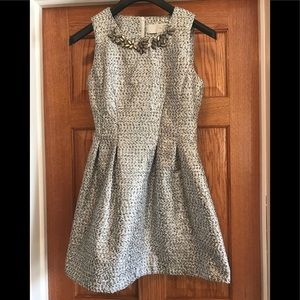 J.O.A Los Angeles Silver Party Dress